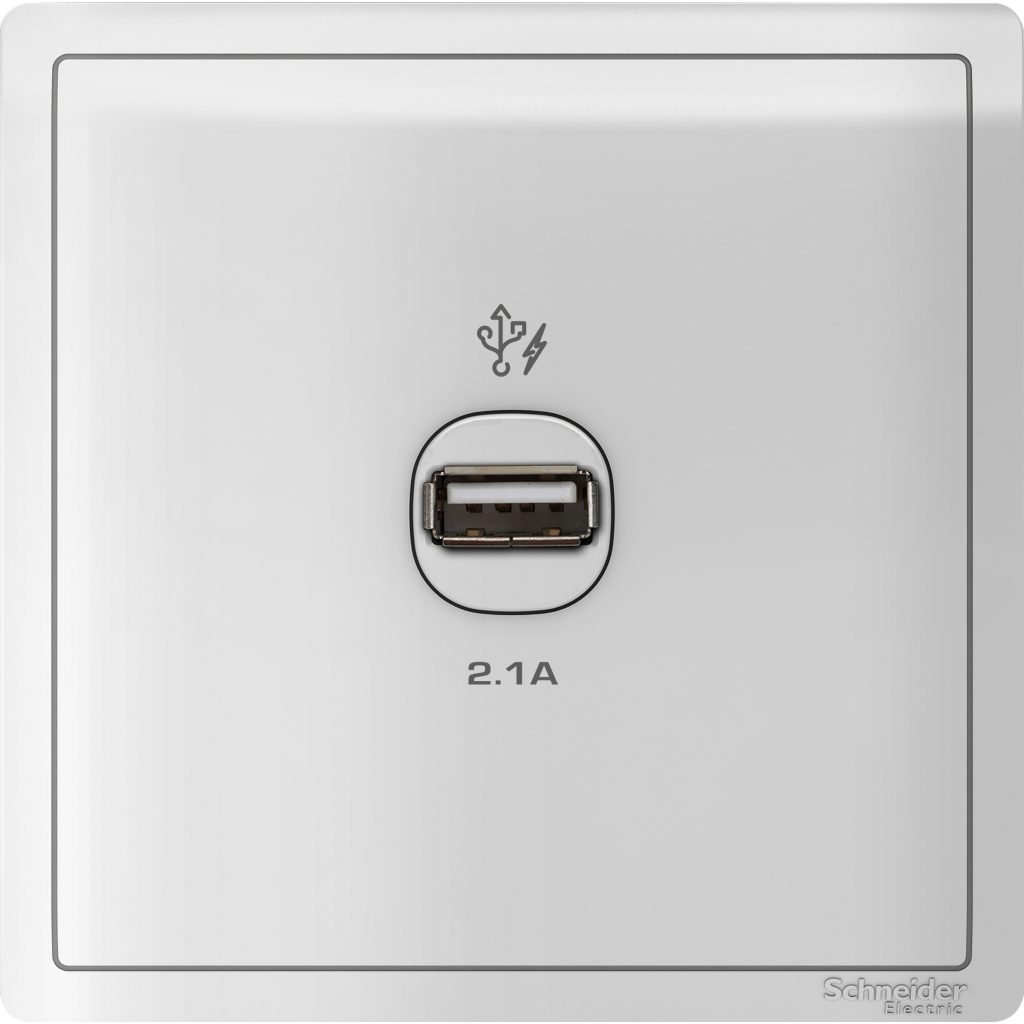Outlet USB 1Lb Pieno Putih Tipe E8231USB_WE